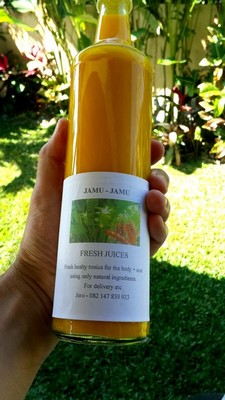 Le secret du Jamu de Jero : un remède de grand-mère. Bouteille de jamu