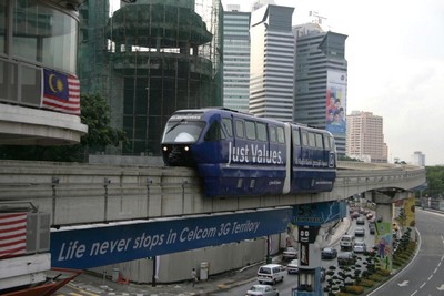 Quoi faire à Kuala Lumpur en moins d'une semaine? Monorail