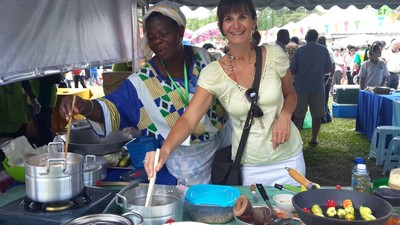 World Veg Fest, la Mecque des végétariens! Valérie en cuisinière africaine