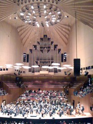 Sydney, Océanie, la terre promise de l'Océan indien. Salle de concert à l'opéra