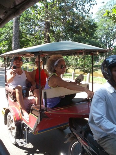 Le Cambodge : découverte de Siem Reap. Touk touk