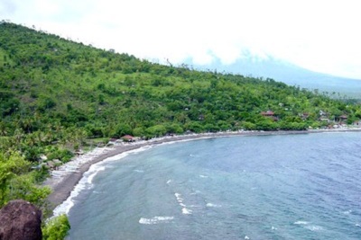 Bali plage : l'est, Padangbai, Candidasa, Amed, Tulamben. Tulamben