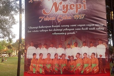 Ogo Ogo balinais : du tapage nocturne au calme de Nyepi Affiche Nyepi