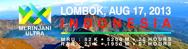 Mont Rinjani, compétition ultra trail 2013 à Lombok Promo Rinjani