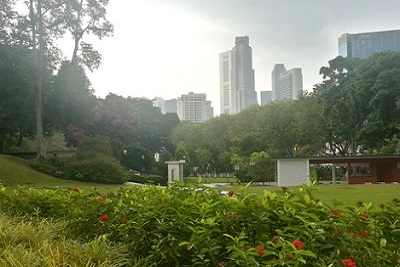 Singapour : Clarke Quay, Fort Canning, . Parc de Fort Canning 