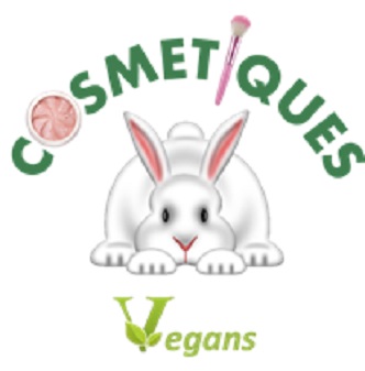 Angélique, entrepreneuse heureuse de "Cosmétiques Végans". Label logo 