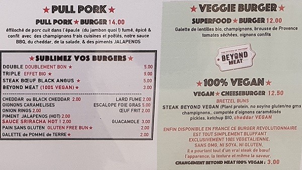 On a testé le fameux steak Beyond Meat à Saint Rémy de Provence. La carte